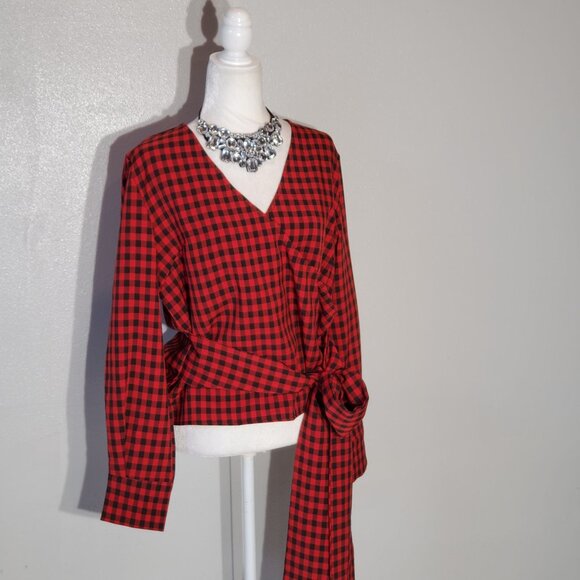 UNBRANDED BLOUSE LONG SLEEVE NO SIZE (LIKE SIZE L) - Picture 4 of 4